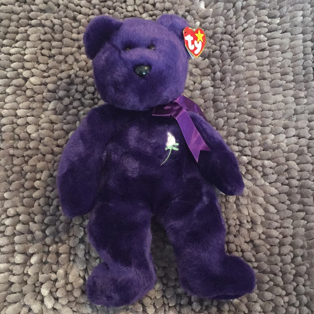 Rare Beanie Buddy Princess Diana Bear 1998